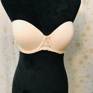 STRAPLESS BRA NUDE 34 D
